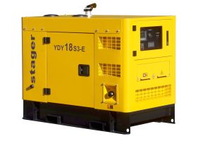 Stager YDY18S3-E Generator insonorizat 18kVA, 23A, 1500rpm, trifazat, diesel