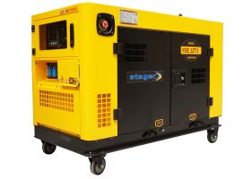 Stager YDE12T3 Generator insonorizat 12kVA, 16A, 3000rpm, trifazat, diesel, pornire electrica