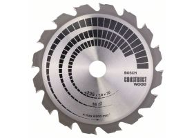 Bosch Panza ferastrau circular Construct Wood, 235x30x2.8mm, 16T