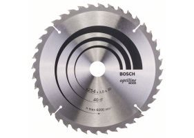 Bosch Panza ferastrau circular Optiline Wood, 254x30x2mm, 40T