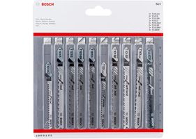 Bosch Set 10 panze ferastrau vertical T Clean Precision