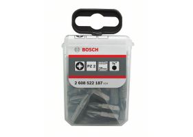 Bosch Cap de surubelnita extra dur PZ 2, 25mm, set 25 buc