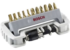 Bosch Set capete de surubelnita, 11 buc., inclusiv suport capete de surubelnita PH1; P set 12 buc.
