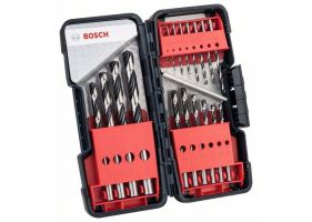 Bosch Set 18 burghie spirale HSS PointTeQ ToughBox, D1-10mm