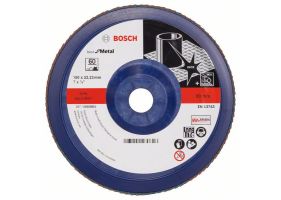 Bosch Disc de slefuire evantai X571, Best for Metal D=180mm G=60, drept