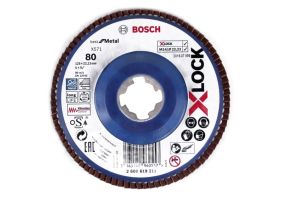 Bosch Discuri de slefuire evantai X-LOCK, versiunea dreapta, placa din plastic, D125