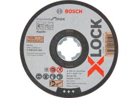 Bosch Disc X-LOCK Standard for Inox 125x1x22.23mm pentru taieturi drepte