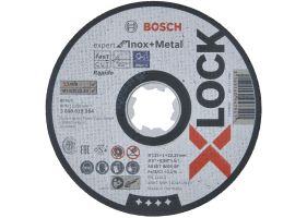 Bosch Disc X-LOCK Expert for Inox+Metal 125x1x22.23 pentru taieturi drepte AS 60 T INOX BF