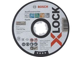 Bosch Disc X-LOCK Multi Material 125x1x22.23 pentru taieturi drepte ACS 60 V BF