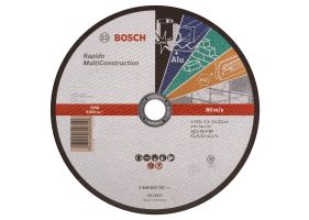Bosch Disc taiere drept Rapido Multi Construction 230x1.9mm