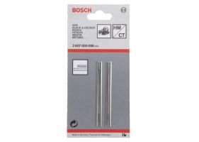 Bosch Set 2 cutite pentru rindele de 82mm, drept, cu carburi de tungsten, 40gr drept, carbur