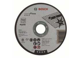 Bosch Disc de taiere drept Expert for Inox - Rapido AS 60 T INOX BF, 125mm, 1.0mm