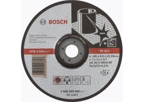 Bosch Disc de degrosare cu degajare Expert for Inox AS 30 S INOX BF, 180mm, 6.0mm