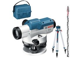 Bosch GOL 32 G + BT160 + GR500 Professional Nivela optica, factor de marire 32x, precizie 1 mm/30 m