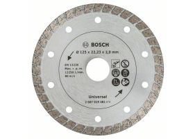 Bosch Disc de taiere diamantat Turbo 125mm