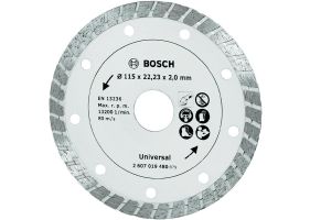 Bosch Disc de taiere diamantat Turbo 115mm