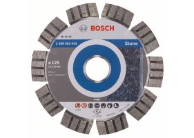 Bosch Disc diamantat Best for Stone 125x22.23x2.2x12mm