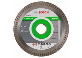 Bosch Disc diamantat Best for Ceramic Extra-Clean Turbo 125x22.23x1.4x7mm