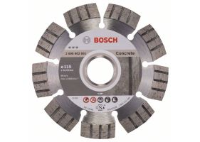 Bosch Disc diamantat Best for Concrete 115x22.23x2.2x12mm