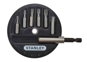 Stanley 1-68-739 Set 7 piese1/4" - Torx: T10, T15, T20, T25, T30, T40 + adaptor magnetic