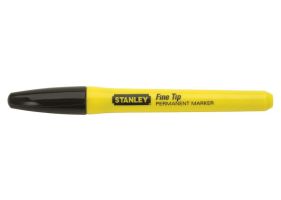 Stanley 0-47-316 Set 2 Markere permanente, negru, varf subtire