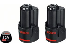 Bosch 2xGBA12V Set 2 acumulatori Li-Ion, 12V, 3Ah