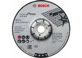 Bosch Set 2 discuri slefuire Expert Inox, 76x4x10mm pentru GWS 12V-76