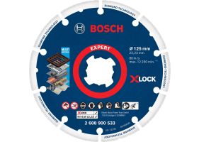 Bosch Disc diamantat Metal Wheel 125 mm cu X-LOCK