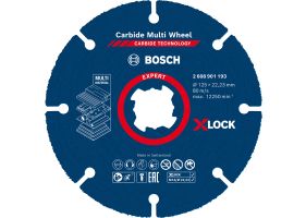 Bosch Disc taiere Expert Carbide Multi Wheel cu X-Lock, 125x22.23 mm