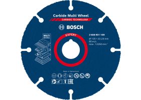 Bosch Disc taiere Expert Carbide Multi Wheel, 125x22.23 mm